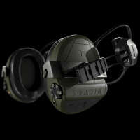 Активные наушники Sordin Supreme T2 Rear ARC Rails Green (303006-31P)