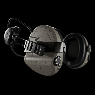 Активні навушники Sordin Supreme T2 Rear ARC Rails Tan (303005-31P)