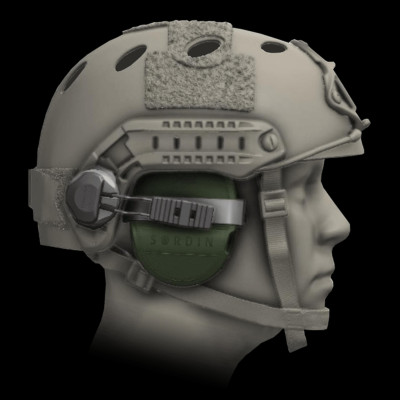 Активні навушники Sordin Supreme T2 Rear ARC Rails Tan (303005-31P)