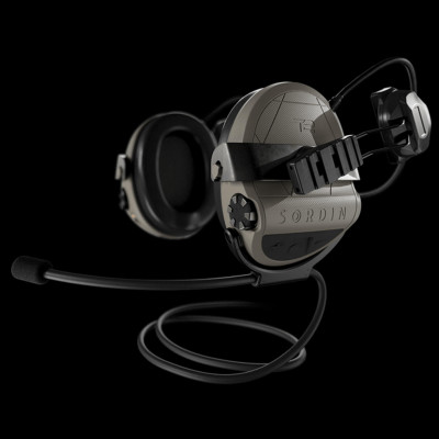 Активні навушники Sordin Supreme T2 Rear ARC Rails Tan (303005-31P)