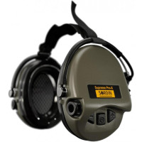 Активные наушники для стрельбы Sordin Supreme Pro-X Neckband Olive с задним держателем под шлем (76302-X-S)