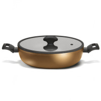 Сотейник с двумя ручками и крышкой TVS Tenace Induction 28 см (DT574283710001)