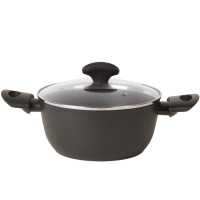 Кастрюля с крышкой TVS Diamante Induction 20 см, 2,8 л (DP480203310001C)
