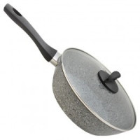 Сковорода  глибока з кришкою TVS Mineralia Eco Induction 26 см