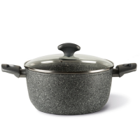 Каструля з кришкой TVS Mineralia Eco Induction 24 см, 4,5 л (BS480242910701С)