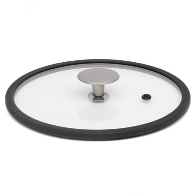 Кришка скляна з силіконовим обідком TVS Terra Italia 24 см (9465124003N601)