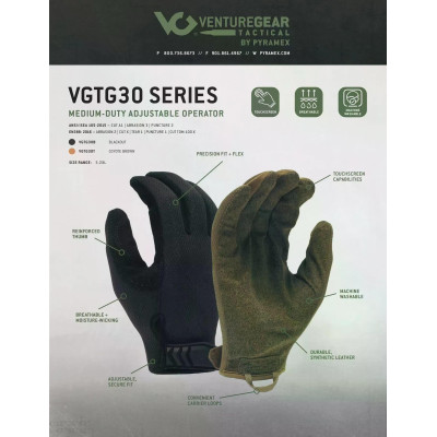 Рукавиці Venture Gear Tactical VGTG30 Medium-Duty Coyote M