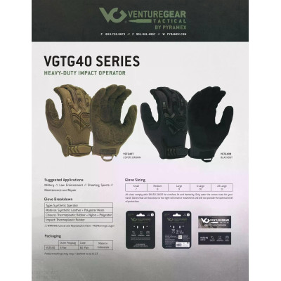 Перчатки противоударные Venture Gear Tactical VGTG40 Coyote XL