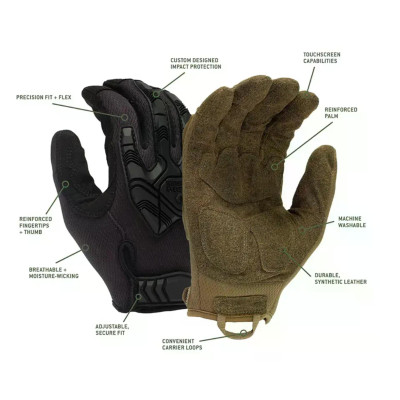 Рукавиці протиударні Venture Gear Tactical VGTG40 Heavy-Duty Coyote L