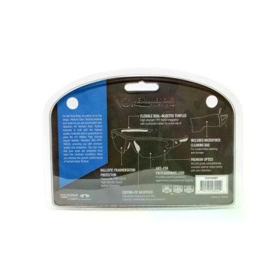 Захисні окуляри Venture Gear Tactical Semtex 2.0 Tan (forest gray) Anti-Fog, чорно-зелені в пісочній оправі