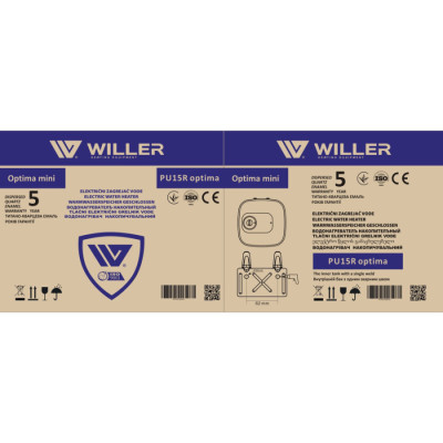 
Водонагрівач WILLER PU15R optima mini
