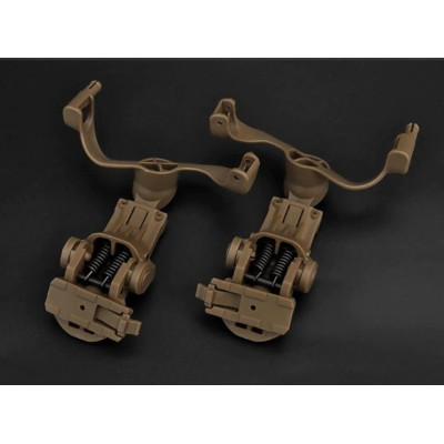 Кріплення адаптер на каску шолом HD-ACC-08 Tan для навушників  Peltor/Earmor/Howard (Чебурашка)