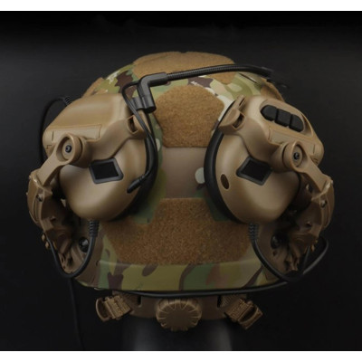 Кріплення адаптер на каску шолом HD-ACC-08 Tan для навушників  Peltor/Earmor/Howard (Чебурашка)