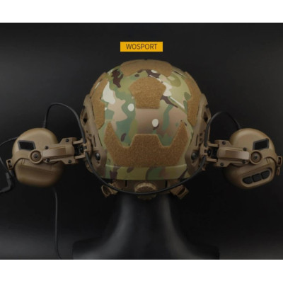 Кріплення адаптер на каску шолом HD-ACC-08 Tan для навушників  Peltor/Earmor/Howard (Чебурашка)