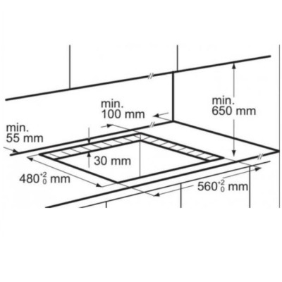 Варильна поверхня газова Zanussi ZGH65414XS