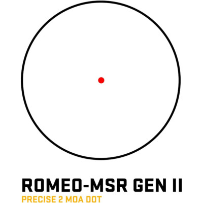 Коліматорний приціл SigSauer Romeo MSR Gen2 RedDot зі збільшувачем Juliet5-Micro 1-5X SORJMSR501