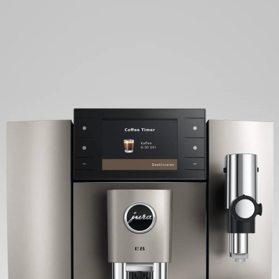 Кавоварка автоматична Jura E8 Midnight Silver ED