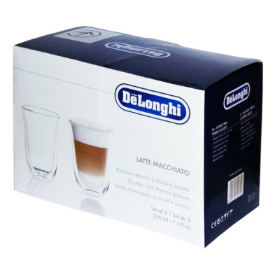 Набір склянок Delonghi Latte Macchiato (2 х 220 мл)
