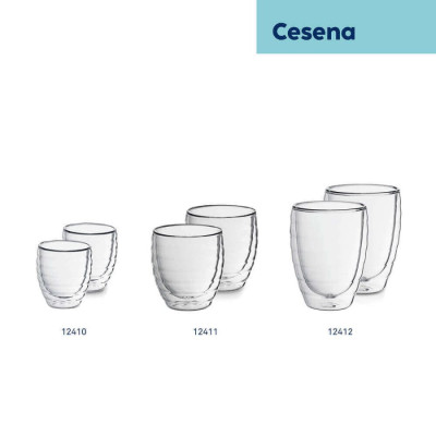 Набір склянок для латте із подвійними стінками KELA Cesena, 2 х 300 мл (12412)