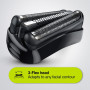 Електробритва Braun Series 3 300BT black/green