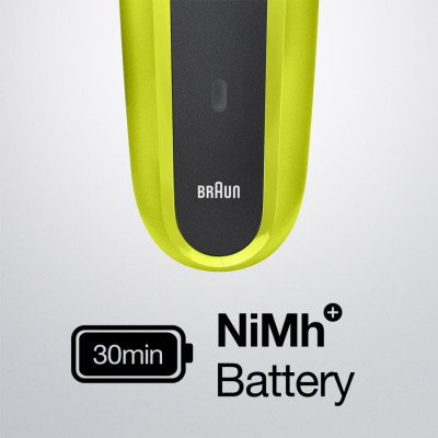Електробритва Braun Series 3 300BT black/green
