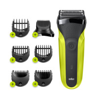 Електробритва Braun Series 3 300BT black/green