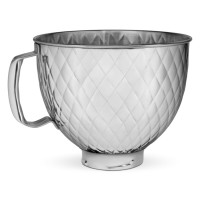 Чаша металева KitchenAid 4,8 л 5KSM5SSBQB стьобаний візерунок