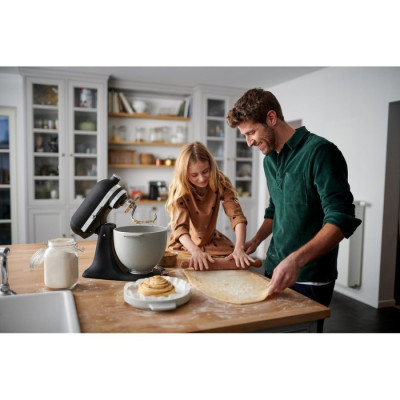 Чаша керамічна з кришкою, для випікання хліба KitchenAid 4,7 л 5KSM2CB5BGS