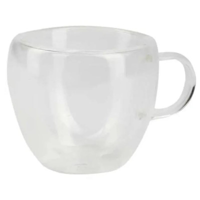 Набір склянних чашок Bergner Coffee & tea lovers, 100 мл, 2 шт (BG-20114-MM)