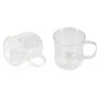 Набір склянних чашок Bergner Coffee & tea lovers, 230 мл, 2 шт (BG-20115-MM)