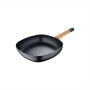 Сковорода гриль Bergner Earth black, 28 см (BG-34625-BK)
