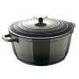 Каструля з кришкою Bergner Excalibur, сіра, 20 см, 2,2 л (BG-36100-GY)