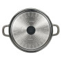 Каструля з кришкою Bergner Excalibur, сіра, 28 см, 5.8 л (BG-36102-GY)