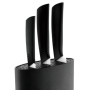 Підставка для ножів Bergner Black & white, 15,6х6,6х22 см (BG-3997-BL)