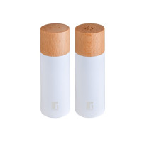 Набор для соли и перца Bergner Naturally, 2 предмета (BG-48518-WH)