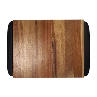 Дошка для нарізання Bergner Natural, 38х24,5 см, акація (BG-4926)
