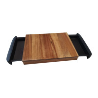 Дошка для нарізання Bergner Natural, 38х24,5 см, акація (BG-4926)