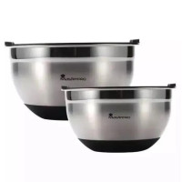 Набір мисок для змішування з кришками Bergner MasterPro, 2 шт (BGMP-1553)
