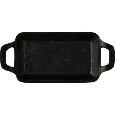 Чавунна мініформа з сервер. дошкою Bergner MasterPro Cook & share, 17х10 см, прямокутна (BGMP-3807-4)