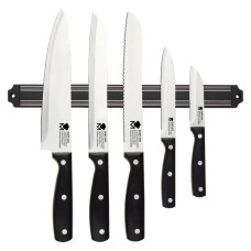 Набір ножів з магнітним тримачем Bergner MasterPro MasterPro gourmet pepe, 5 пред. (BGMP-4330)