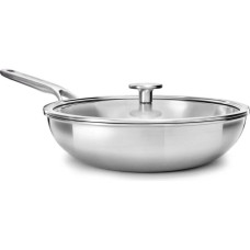 Сковорода вок з кришкою KitchenAid MSS, 28 см, 3,5 л (CC003254-001)
