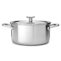 Кастрюля с крышкой KitchenAid MSS, 24 см, 4,9 л (CC003260-001)