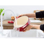 Каструля чавунна з кришкою KitchenAid, 22 см, 3,3 л, червона (CC006057-001)