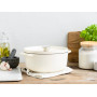 Каструля чавунна з кришкою KitchenAid, 26 см, 5,2 л, колір мигдальний крем (CC006059-001)