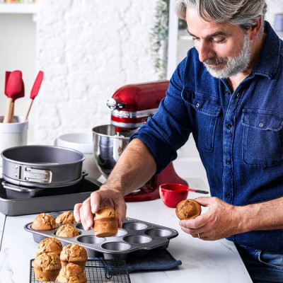 Форма для випічки мафінів KitchenAid, 41х28х4 см, на 12 шт (CC003296-001)