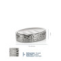 Мыльница KELA Sterling, серебряный, 12х8.5х3 см (23780)