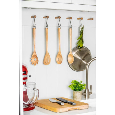 Лопатка з прорізами KitchenAid Coreline, 34 см, береза (KQR702OHE)