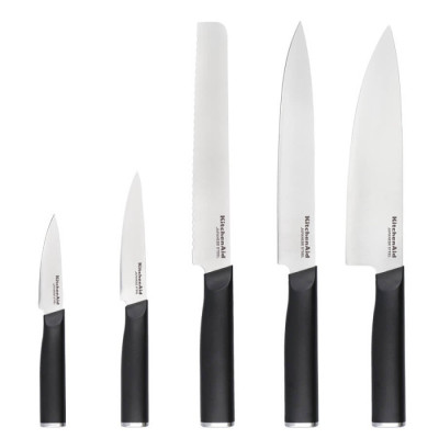Набір ножів з підставкою KitchenAid Classic, 5 предметів (KE5PSTANOBG)