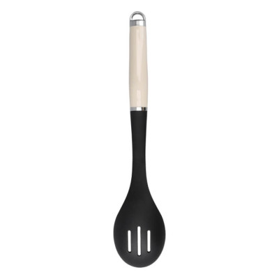 Ложка для сервіровки з прорізами KitchenAid Coreline, 35 см, кремовий (KAG004OHACE)