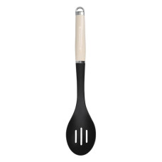 Ложка для сервіровки з прорізами KitchenAid Coreline, 35 см, кремовий (KAG004OHACE)